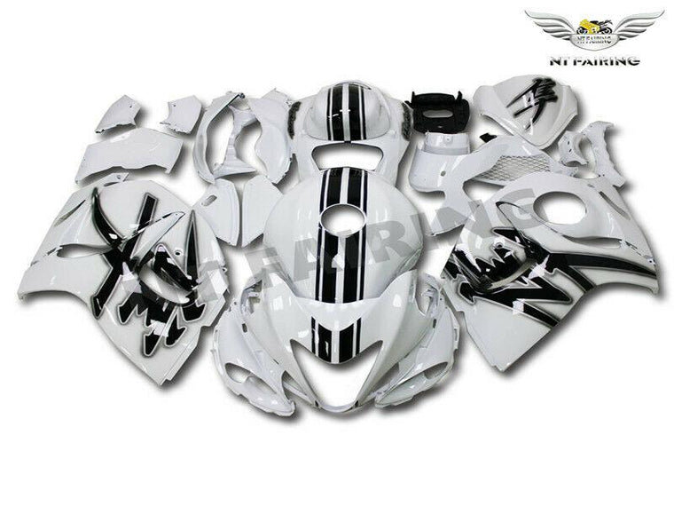 NT Fairing Fit for Suzuki 2008-2020 Hayabusa GSXR 1300 N074- White Black | ABS Injection