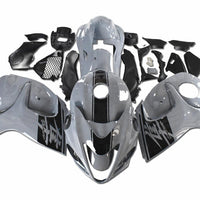 NT Aftermarket Injection ABS Plastic Fairing Fit for GSXR 1300 Hayabusa 2008-2020 Gray Black N084