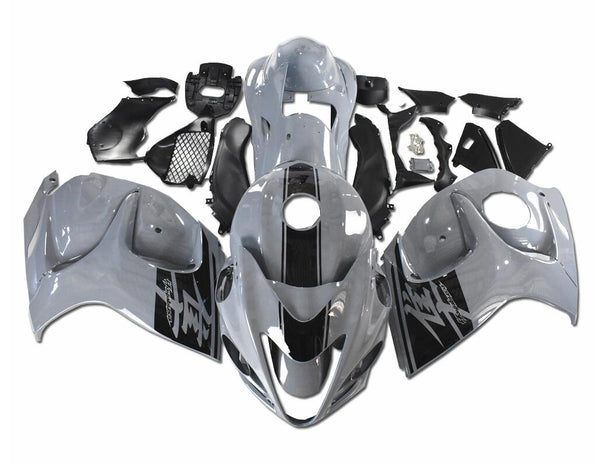 NT Aftermarket Injection ABS Plastic Fairing Fit for GSXR 1300 Hayabusa 2008-2020 Gray Black N084