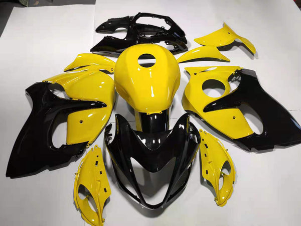 NT Aftermarket Injection ABS Plastic Fairing Fit for GSXR 1300 Hayabusa 2008-2020 Yellow Black J3270
