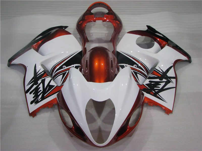 NT Fairing Fit for Suzuki 1999-2007 Hayabusa GSXR 1300 N012- Orange White Black | ABS Injection