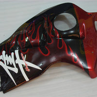 NT Aftermarket Injection ABS Plastic Fairing Fit for GSXR 1300 Hayabusa 1997-2007 Black Red Flame N015