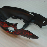 NT Aftermarket Injection ABS Plastic Fairing Fit for GSXR 1300 Hayabusa 1997-2007 Black Red Flame N015