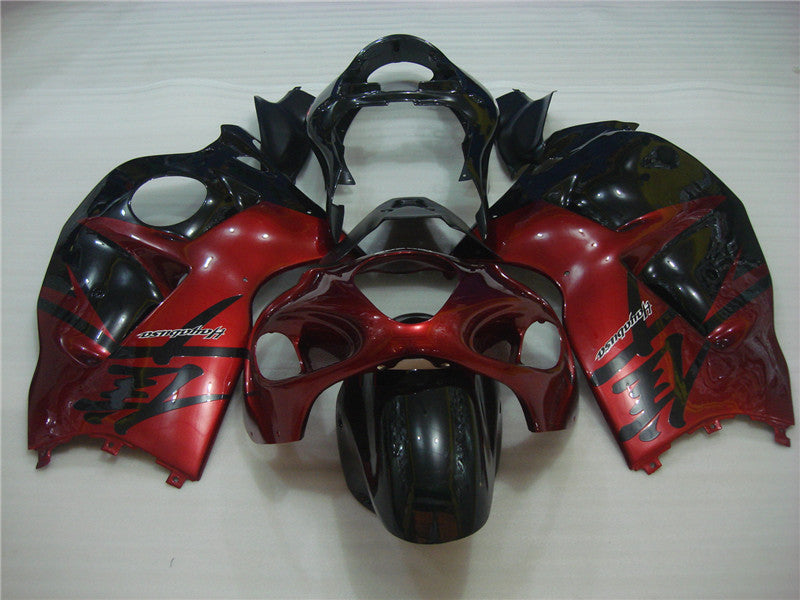 NT Fairing Fit for Suzuki 1999-2007 Hayabusa GSXR 1300 N018- Red Black | ABS Injection