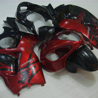 NT Aftermarket Injection ABS Plastic Fairing Fit for GSXR 1300 Hayabusa 1997-2007 Red Black N018