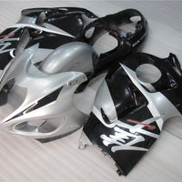 NT Aftermarket Injection ABS Plastic Fairing Fit for GSXR 1300 Hayabusa 1997-2007 Silver Black N039