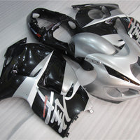 NT Aftermarket Injection ABS Plastic Fairing Fit for GSXR 1300 Hayabusa 1997-2007 Silver Black N039