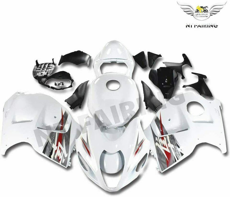 NT Fairing Fit for Suzuki 1999-2007 Hayabusa GSXR 1300 N004- White | ABS Injection, US Stock