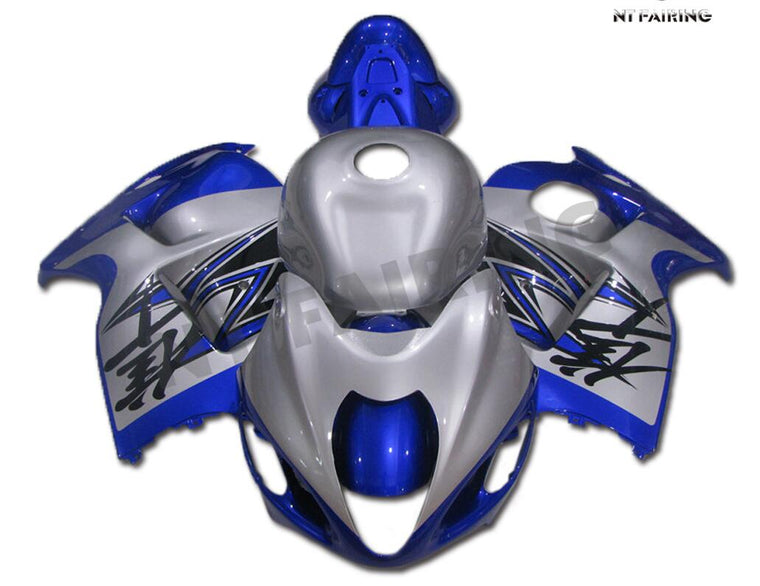 NT Fairing Fit for Suzuki 1999-2007 Hayabusa GSXR 1300 N047- Blue Silver | ABS Injection, US Stock