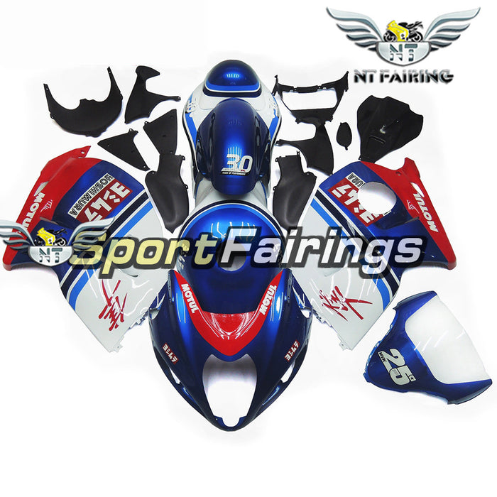 NT Aftermarket Injection ABS Plastic Fairing Fit for GSXR 1300 Hayabusa 1997-2007 Blue White Red N082