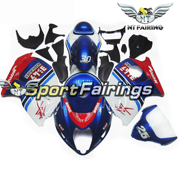 NT Aftermarket Injection ABS Plastic Fairing Fit for GSXR 1300 Hayabusa 1997-2007 Blue White Red N082