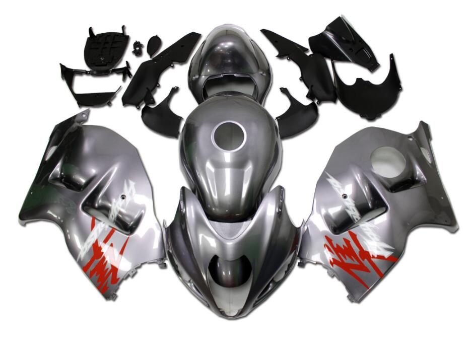 NT Fairing Fit for Suzuki 1999-2007 Hayabusa GSXR 1300 N089- Silver | ABS Injection