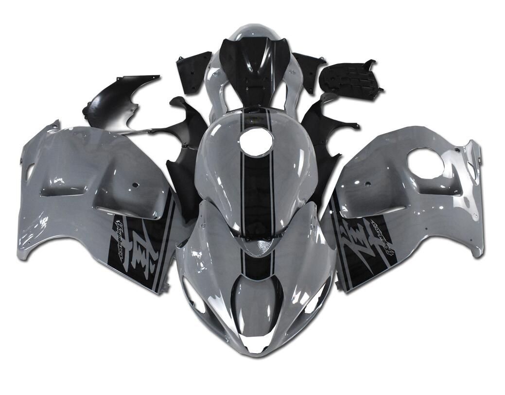 NT Fairing Fit for Suzuki 1999-2007 Hayabusa GSXR 1300 N091- Nardo Gray Black | ABS Injection