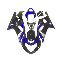 NT Aftermarket Injection ABS Plastic Fairing Fit for GSXR 600/750 2001-2003 Blue Black N004