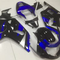 NT Aftermarket Injection ABS Plastic Fairing Fit for GSXR 600/750 2001-2003 Blue Black N004
