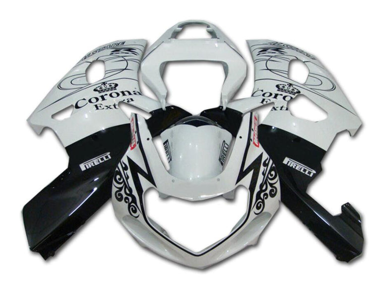 NT Fairing Fit for Suzuki 2001-2003 GSXR600/750 N055- White Black | ABS Injection