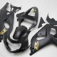 NT Aftermarket Injection ABS Plastic Fairing Fit for GSXR 600/750 2001-2003 Matte Black N068