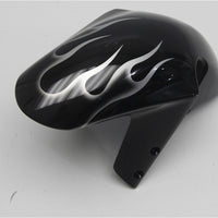 NT Aftermarket Injection ABS Plastic Fairing Fit for GSXR 600/750 2001-2003 Black White Flame N078