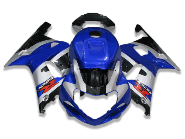 NT Aftermarket Injection ABS Plastic Fairing Fit for GSXR 600/750 2001-2003 Blue White N041