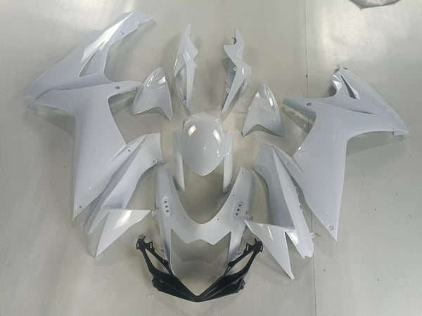 NT Aftermarket Injection ABS Plastic Fairing Fit for GSXR 600/750 2011-2024 Glossy White N0001
