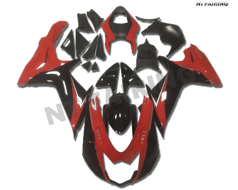 NT Fairing Fit for Suzuki 2011-2027 GSXR600/750 N005- Red Black | ABS Injection, US Stock
