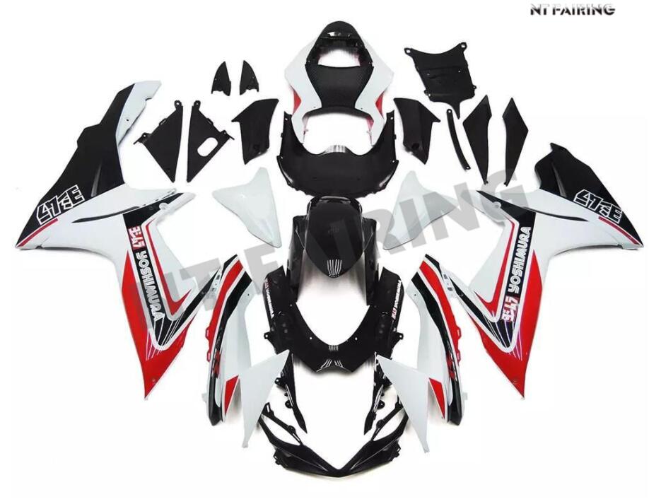 NT Fairing Fit for Suzuki 2011-2027 GSXR600/750 N010- White Red Black | ABS Injection