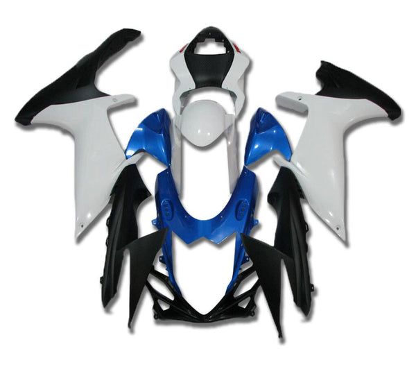 NT Aftermarket Injection ABS Plastic Fairing Fit for GSXR 600/750 2011-2024 Blue White N027