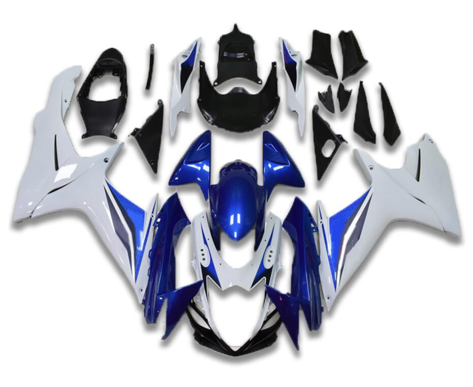 NT Fairing Fit for Suzuki 2011-2027 GSXR600/750 N036- White Blue | ABS Injection