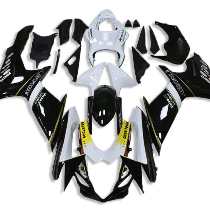NT Aftermarket Injection ABS Plastic Fairing Fit for GSXR 600/750 2011-2024 Black White N042