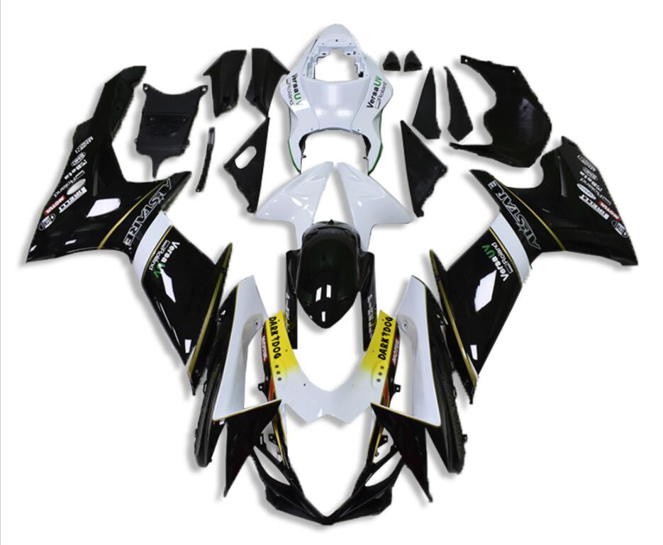 NT Fairing Fit for Suzuki 2011-2027 GSXR600/750 N042- Black White | ABS Injection, US Stock