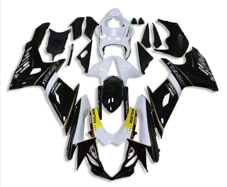 NT Fairing Fit for Suzuki 2011-2027 GSXR600/750 N042- Black White | ABS Injection, US Stock