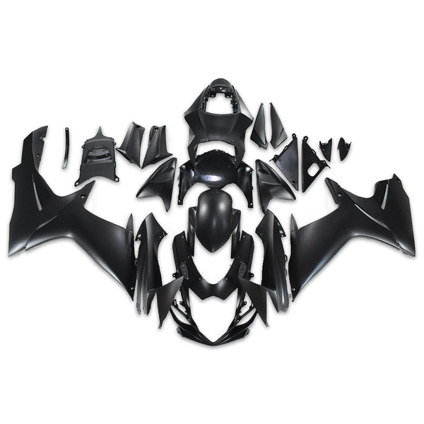 US STOCK NT Aftermarket Injection ABS Plastic Fairing Fit for GSXR 600/750 2011-2024 Matte Black N061 Available in CA