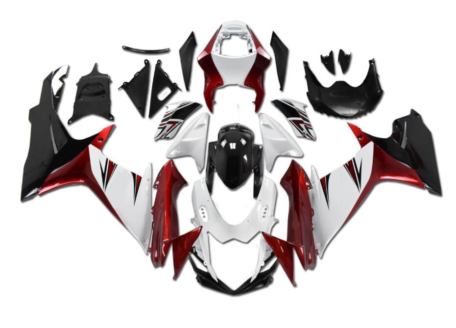 NT Fairing Fit for Suzuki 2011-2027 GSXR600/750 N063- White Red | ABS Injection