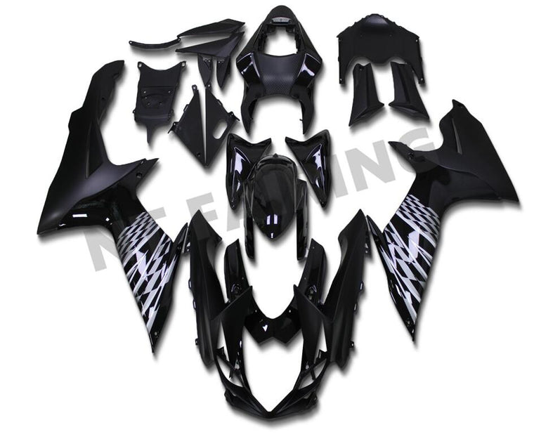 NT Fairing Fit for Suzuki 2011-2027 GSXR600/750 N004- Glossy Matte Black | ABS Injection