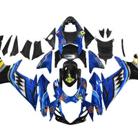 NT Aftermarket Injection ABS Plastic Fairing Fit for GSXR 600/750 2011-2024 Blue Shark N068