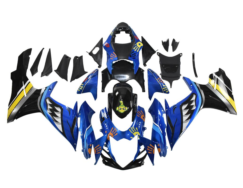 NT Fairing Fit for Suzuki 2011-2027 GSXR600/750 N068- Blue Shark | ABS Injection