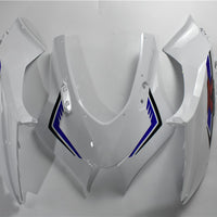 NT Aftermarket Injection ABS Plastic Fairing Fit for GSXR 1000 2017-2025 White Blue N002