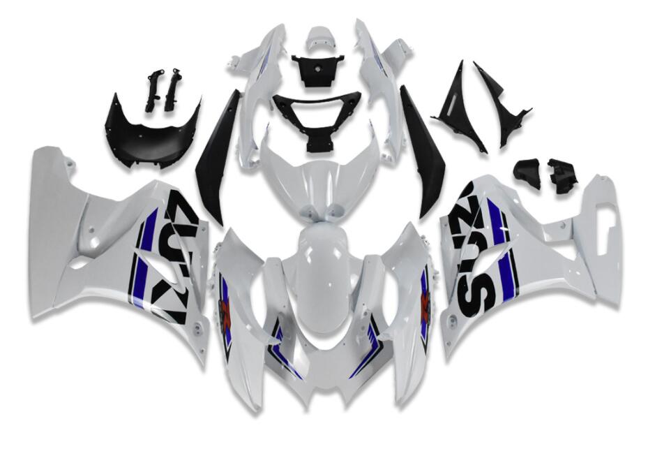 NT Fairing Fit for Suzuki 2017-2027 GSXR 1000 N002- White Blue | ABS Injection