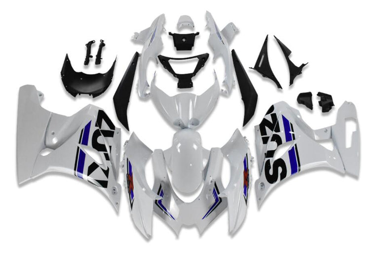 NT Fairing Fit for Suzuki 2017-2027 GSXR 1000 N002- White Blue | ABS Injection