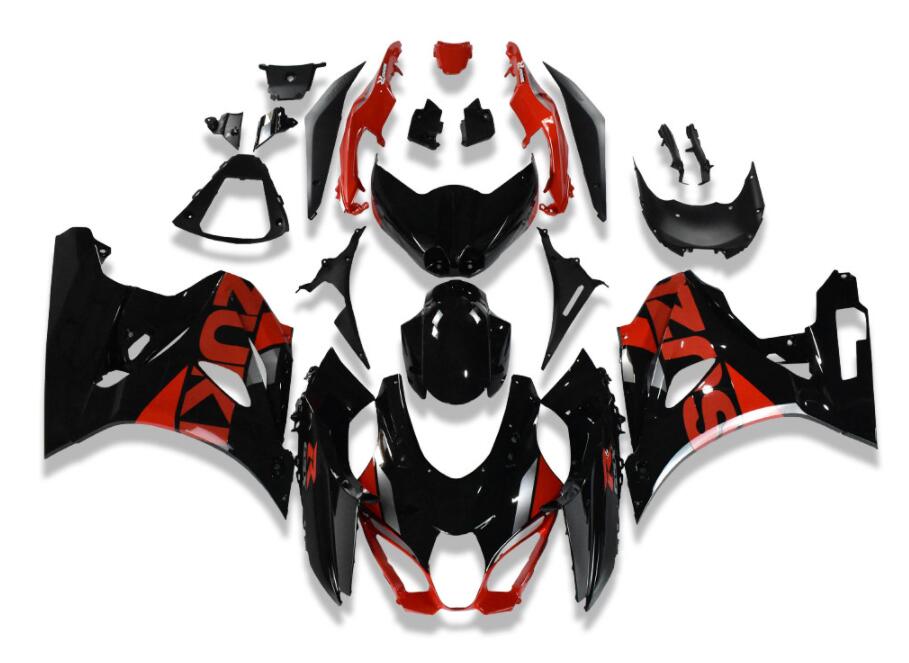 NT Fairing Fit for Suzuki 2017-2027 GSXR 1000 N007- Black Red | ABS Injection