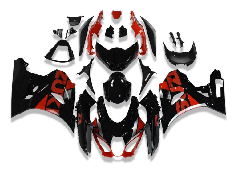 NT Fairing Fit for Suzuki 2017-2027 GSXR 1000 N007- Black Red | ABS Injection