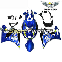 NT Aftermarket Injection ABS Plastic Fairing Fit for GSXR 1000 2017-2025 Blue White N0007