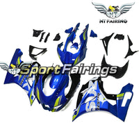 NT Aftermarket Injection ABS Plastic Fairing Fit for GSXR 1000 2017-2025 Blue White N0007