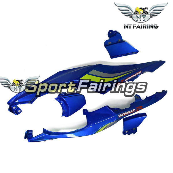 NT Aftermarket Injection ABS Plastic Fairing Fit for GSXR 1000 2017-2025 Blue White N0007