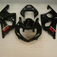 NT Aftermarket Injection ABS Plastic Fairing Fit for GSXR 1000 2000-2002 Glossy Black N005