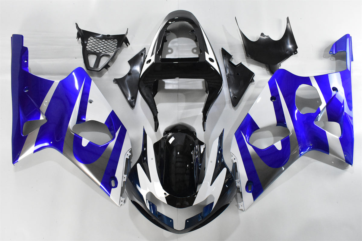 NT Fairing Fit for Suzuki 2000-2002 GSXR 1000 N007- Black White Blue | ABS Injection