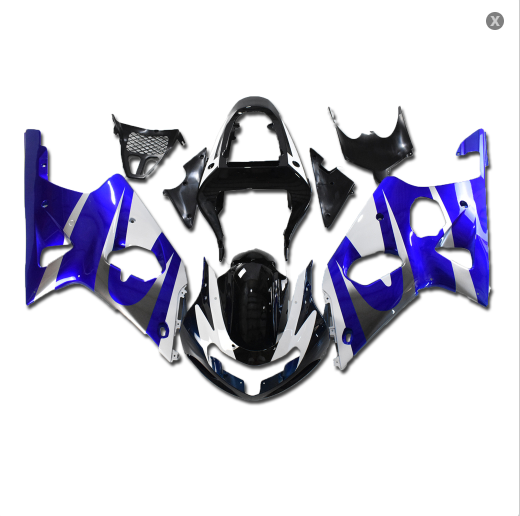 Custom Injection Mold Dark Blue Fairing Fit for  2000-2002 GSXR 1000 D001