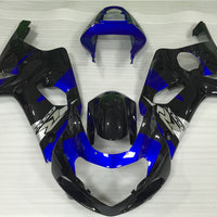 NT Aftermarket Injection ABS Plastic Fairing Fit for GSXR 1000 2000-2002 Blue Black N022