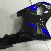 NT Aftermarket Injection ABS Plastic Fairing Fit for GSXR 1000 2000-2002 Blue Black N022