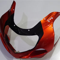 NT Aftermarket Injection ABS Plastic Fairing Fit for GSXR 1000 2000-2002 Orange Black N006